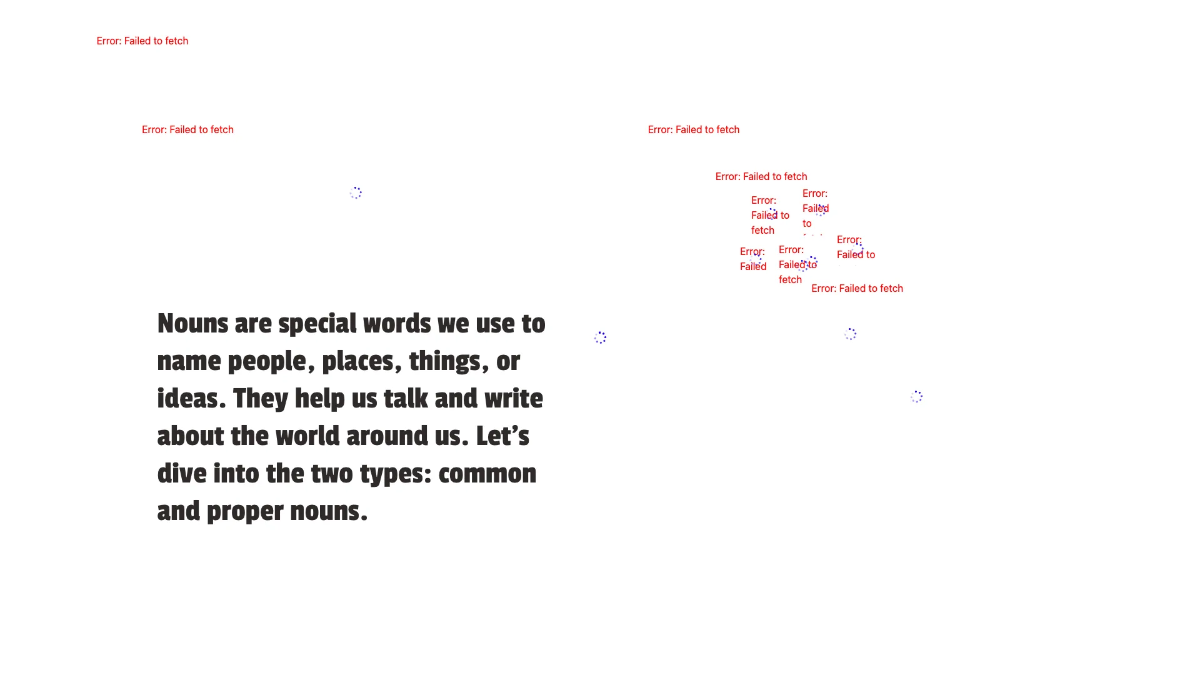 Free Common and Proper Nouns Template to Edit Online