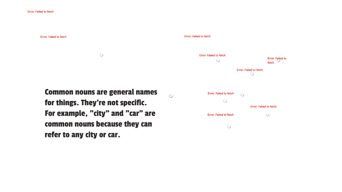 Free Common and Proper Nouns Template to Edit Online