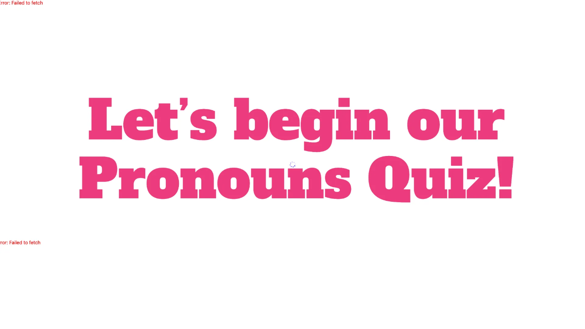 Free Pronouns Template to Edit Online
