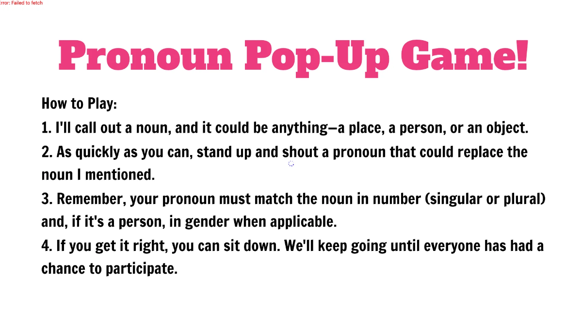 Free Pronouns Template to Edit Online