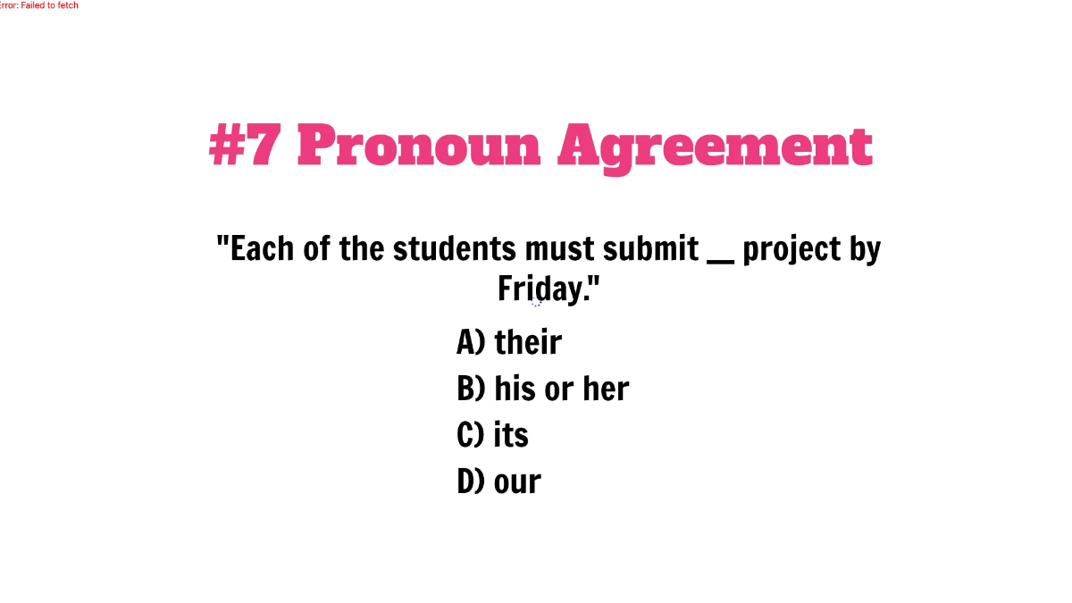 Free Pronouns Template to Edit Online