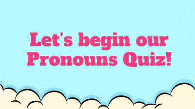 Free Pronouns to Edit Online