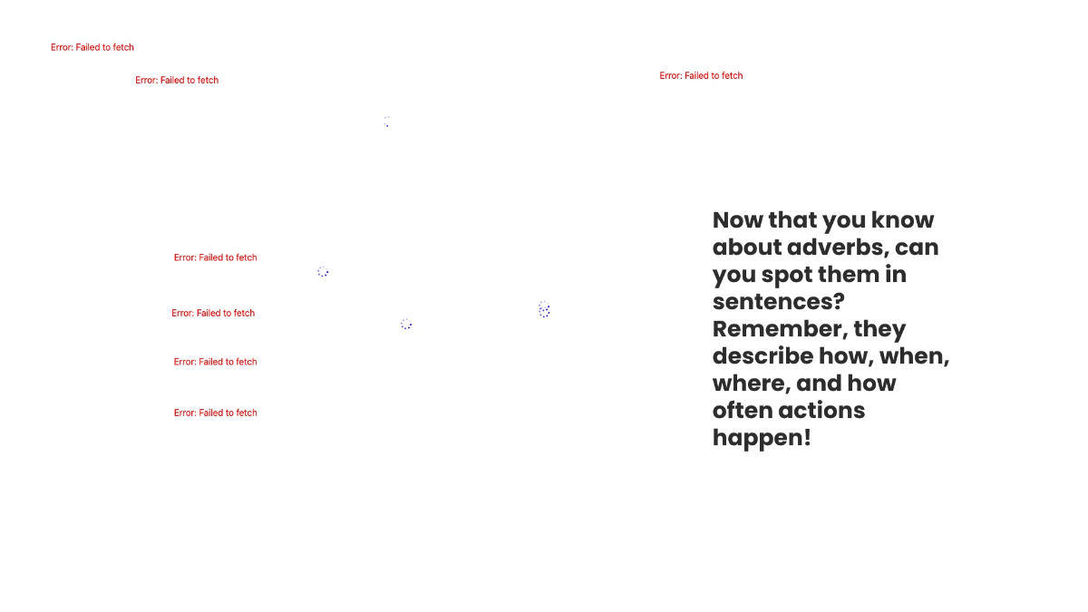 Free Adverbs Template to Edit Online