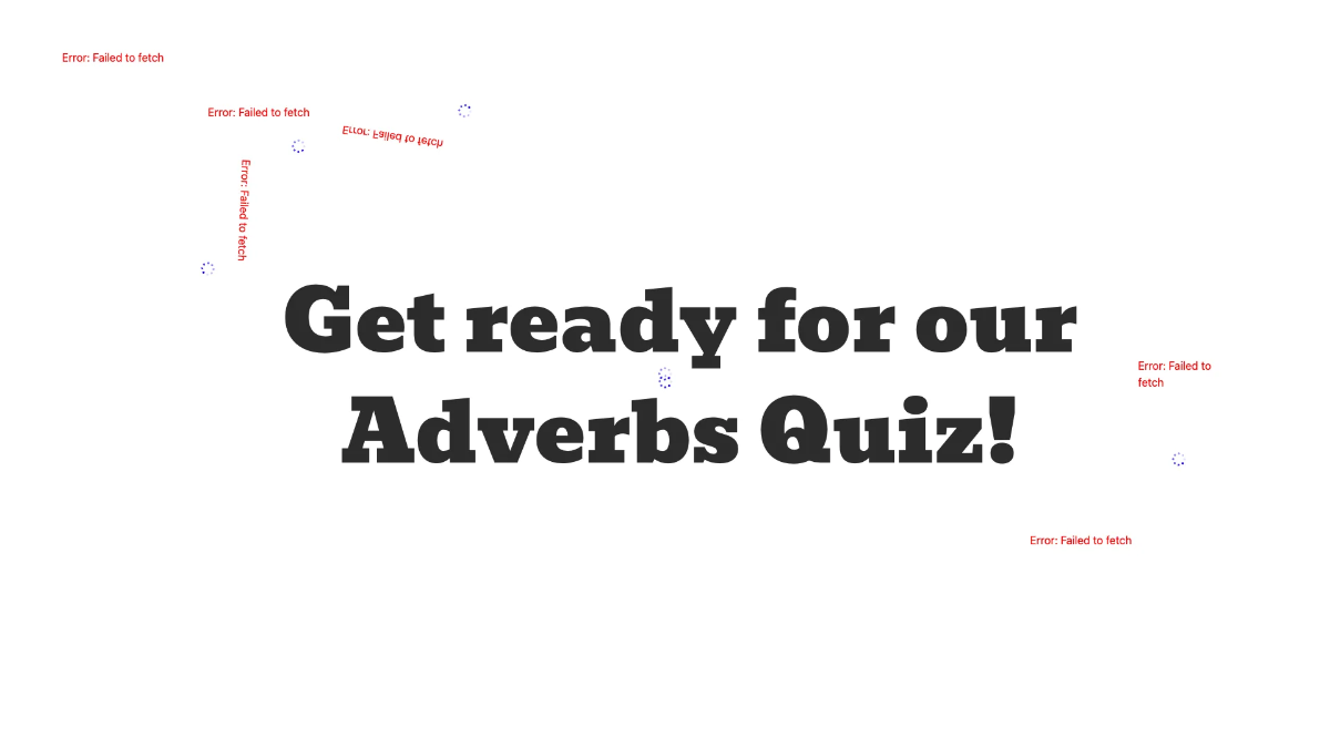 Free Adverbs Template to Edit Online