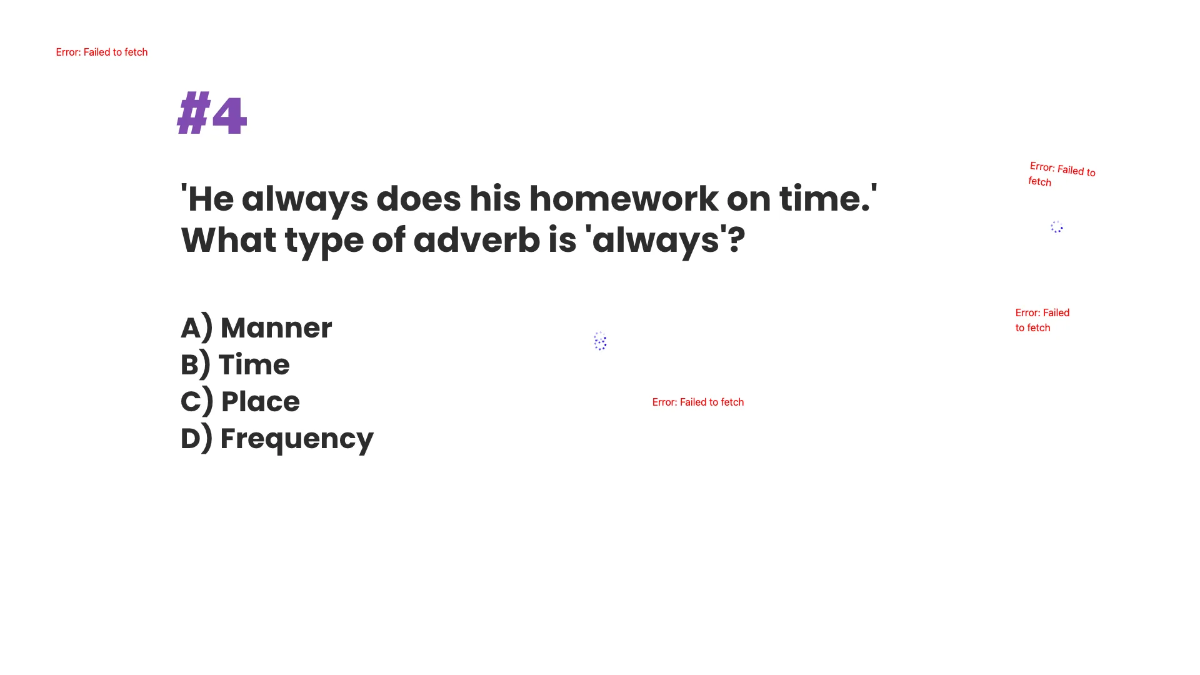 Free Adverbs Template to Edit Online