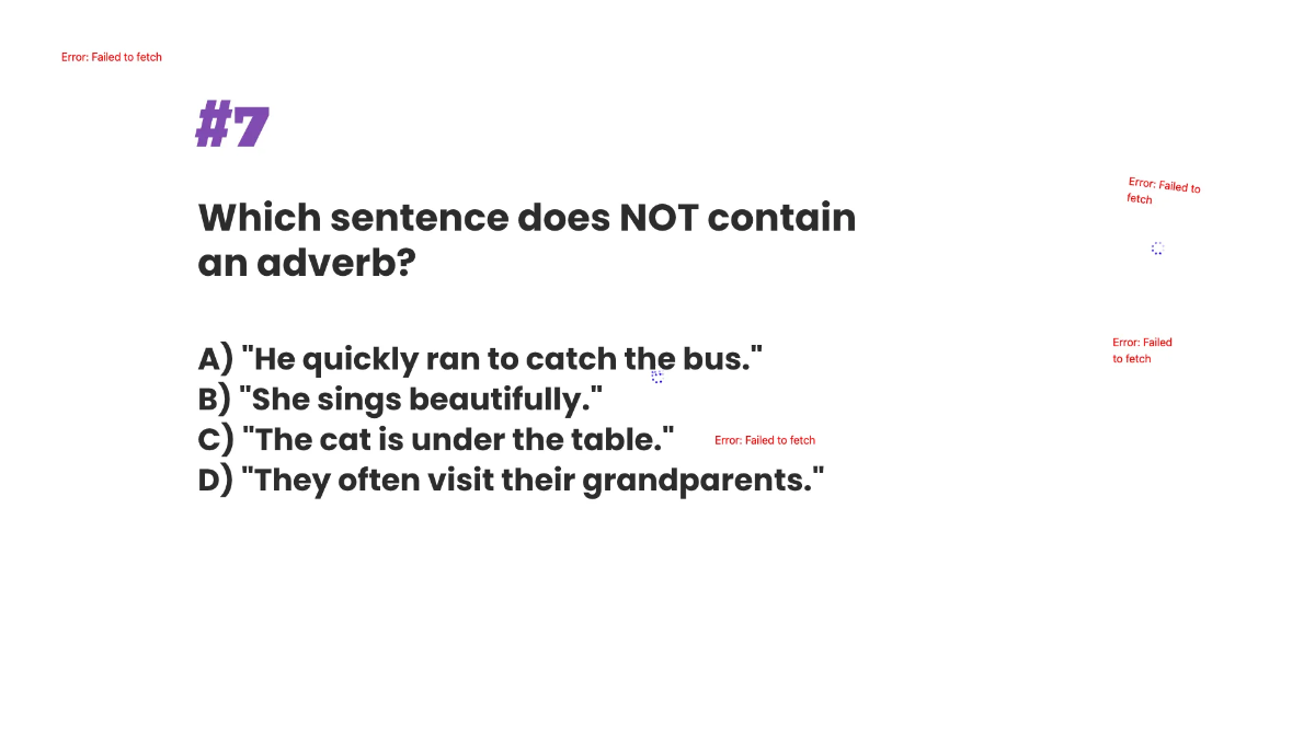 Free Adverbs Template to Edit Online