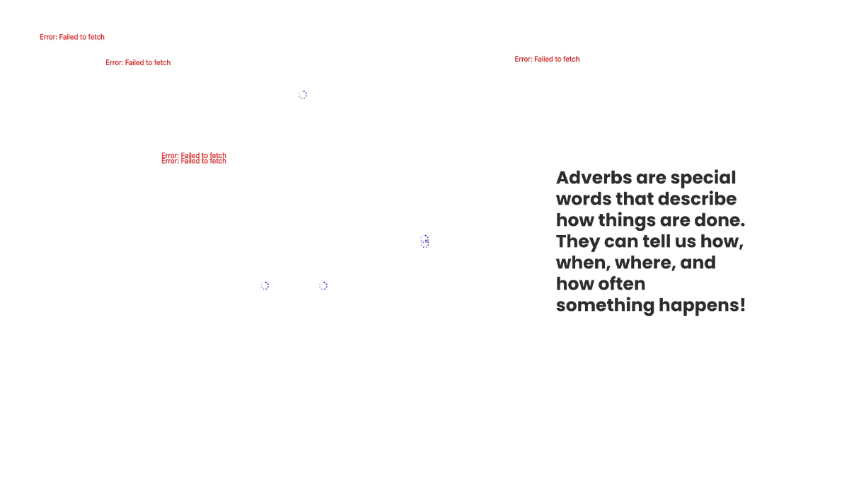 Free Adverbs Template to Edit Online