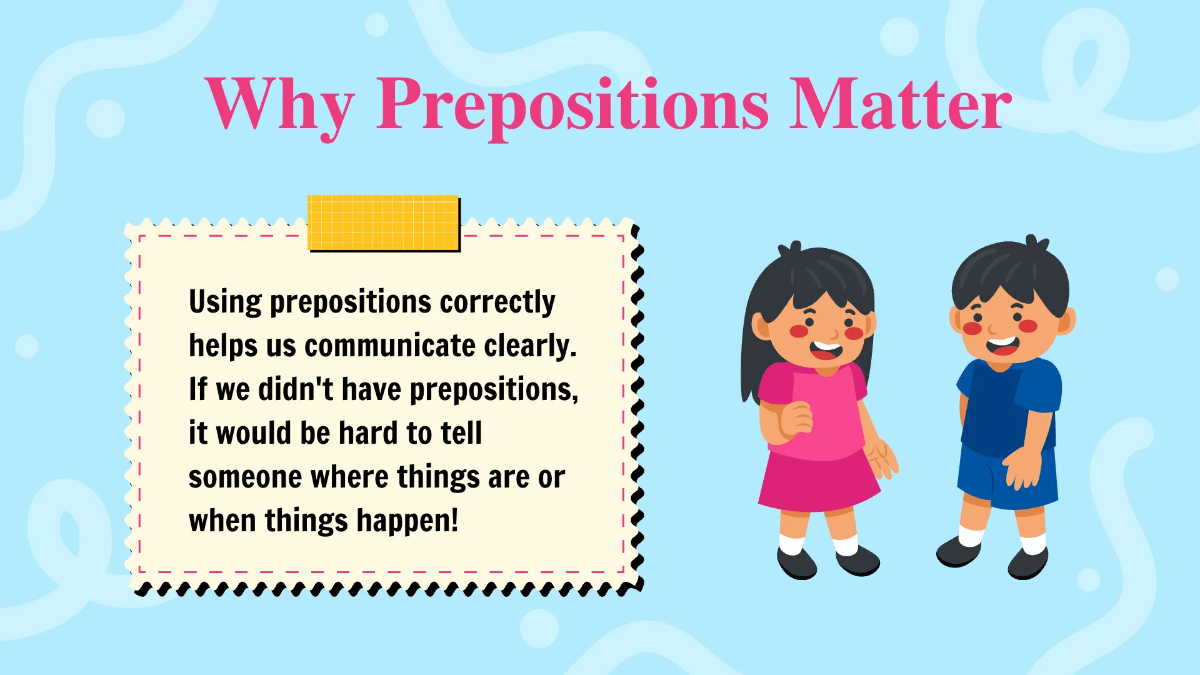 Free Prepositions Template to Edit Online