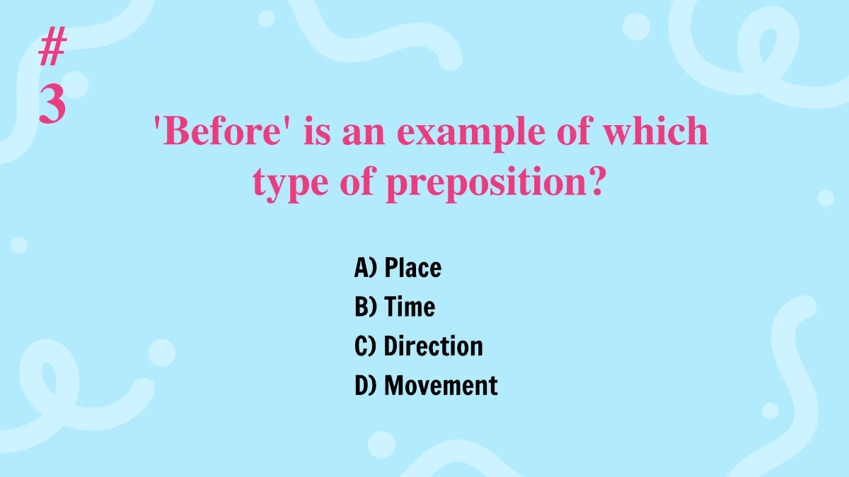Free Prepositions Template to Edit Online