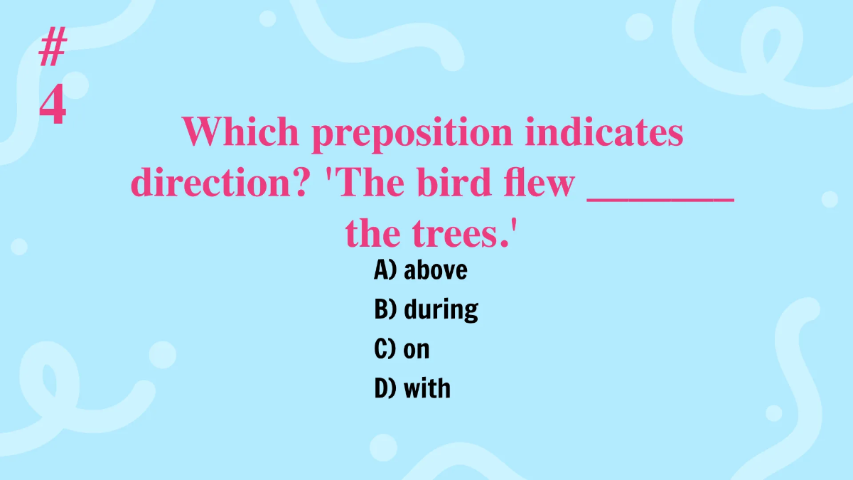 Free Prepositions Template to Edit Online