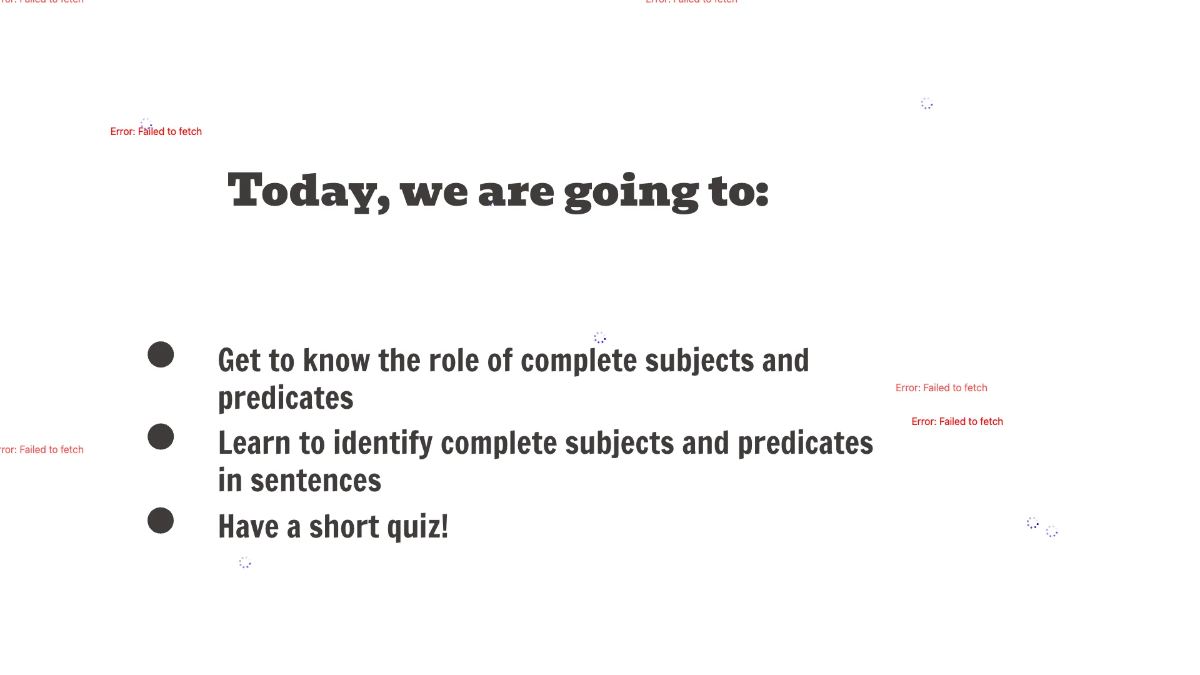 Free Complete Subject and Predicate Template to Edit Online