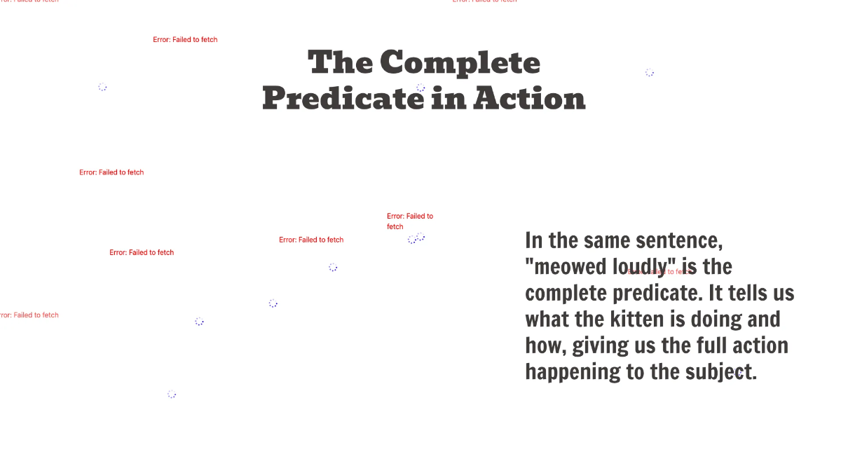 Free Complete Subject and Predicate Template to Edit Online