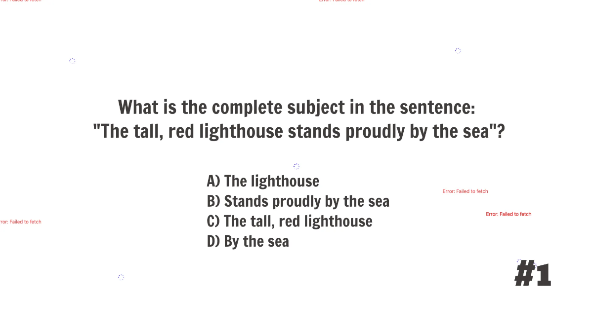 Free Complete Subject and Predicate Template to Edit Online