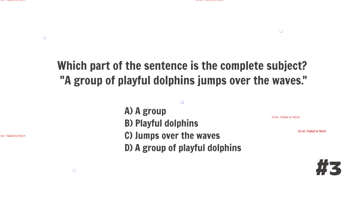 Free Complete Subject and Predicate Template to Edit Online