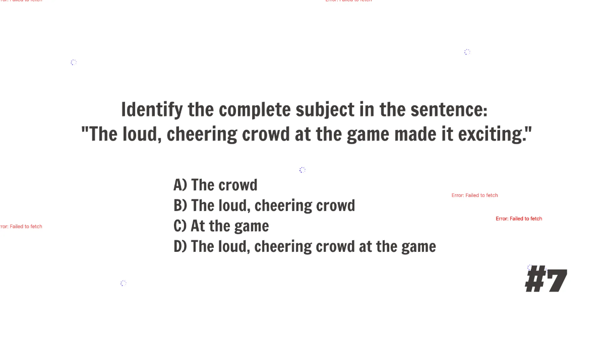 Free Complete Subject and Predicate Template to Edit Online
