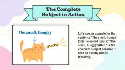 Free Complete Subject and Predicate to Edit Online