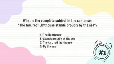 Free Complete Subject and Predicate to Edit Online