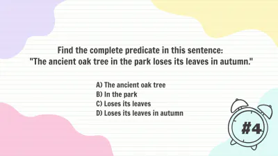 Free Complete Subject and Predicate to Edit Online