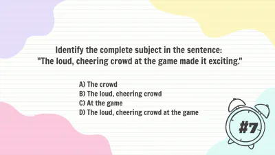 Free Complete Subject and Predicate to Edit Online