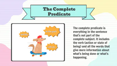 Free Complete Subject and Predicate to Edit Online