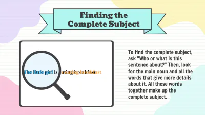 Free Complete Subject and Predicate to Edit Online