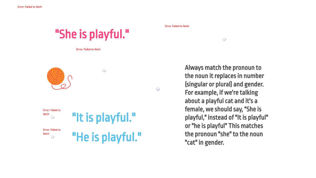 Free Subject and Object Pronouns Template to Edit Online