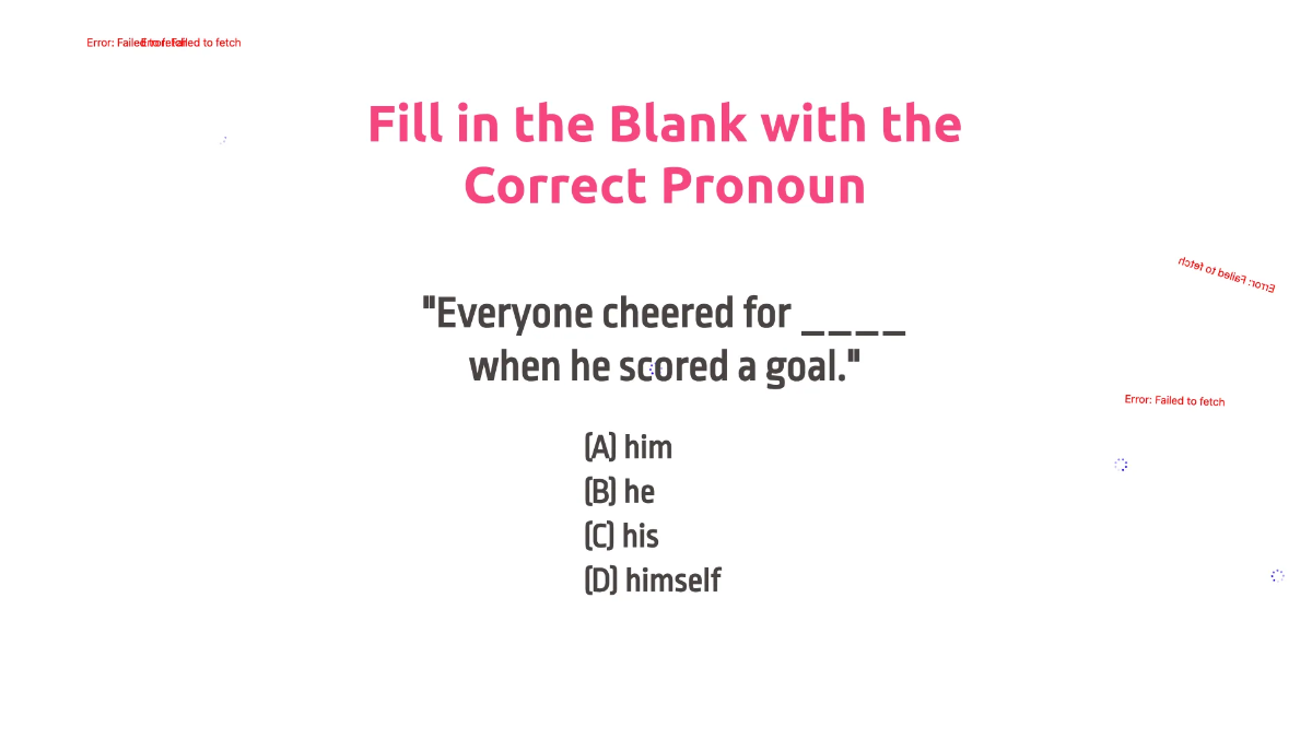 Free Subject and Object Pronouns Template to Edit Online