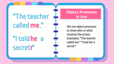 Free Subject and Object Pronouns to Edit Online