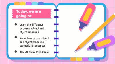 Free Subject and Object Pronouns to Edit Online