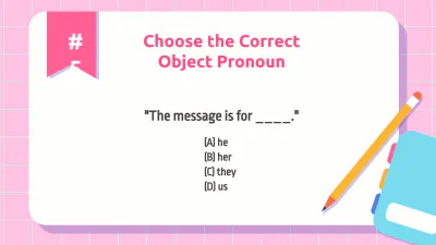 Free Subject and Object Pronouns to Edit Online