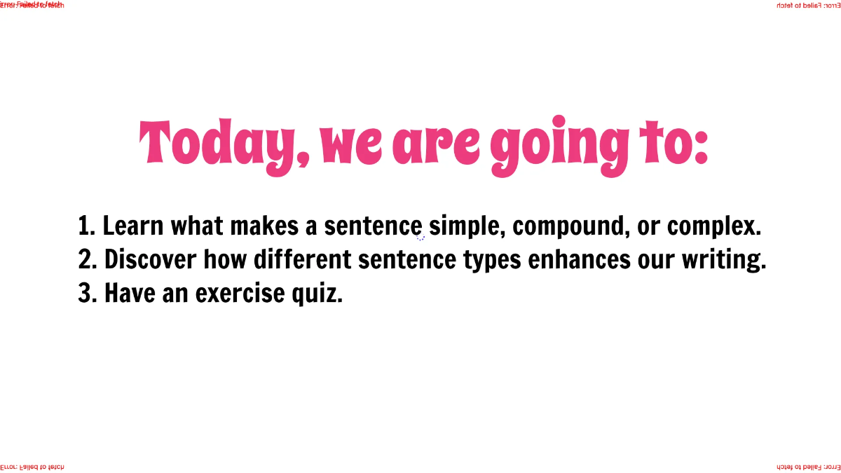 Free Simple, Compound, and Complex Sentences Template to Edit Online