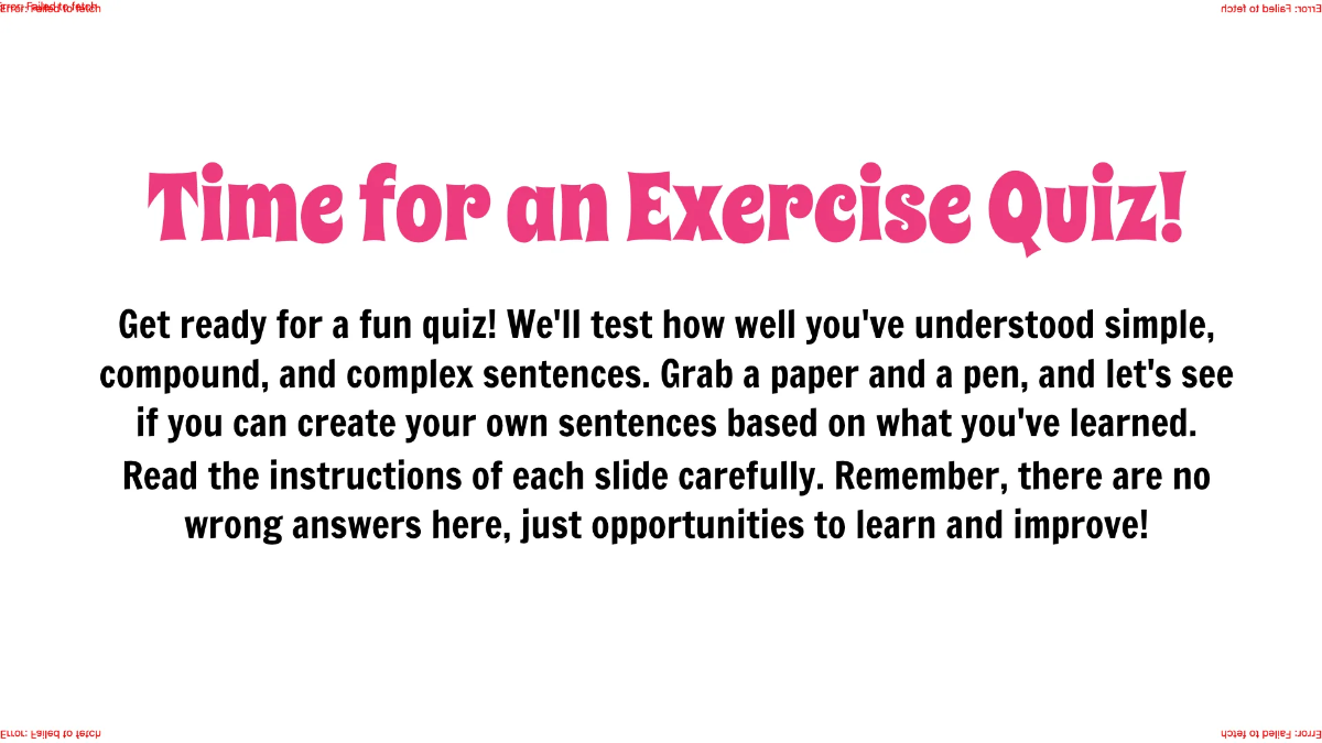 Free Simple, Compound, and Complex Sentences Template to Edit Online