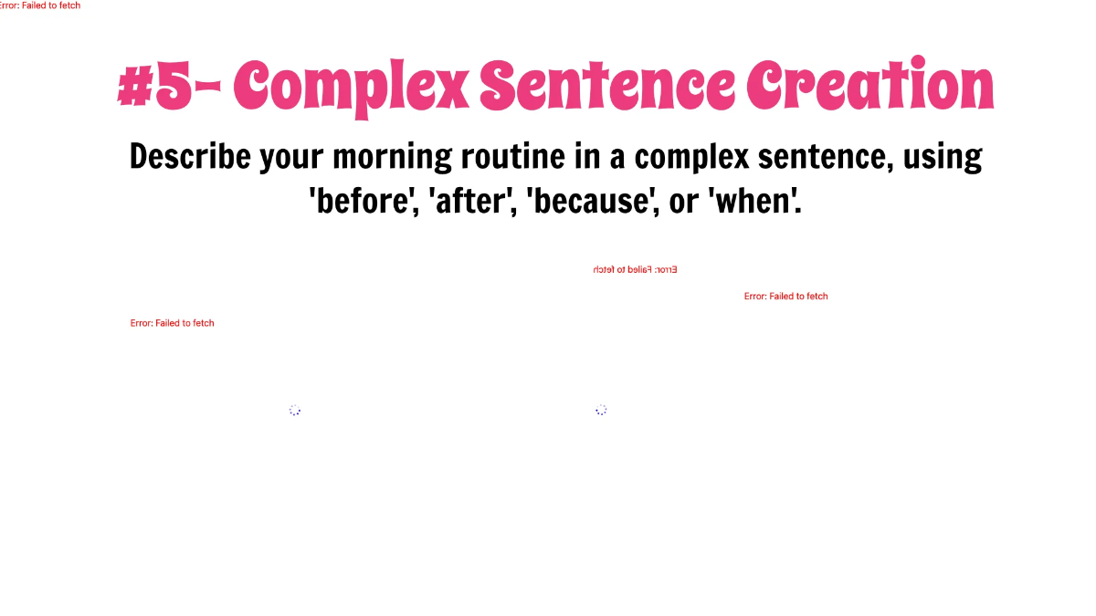 Free Simple, Compound, and Complex Sentences Template to Edit Online