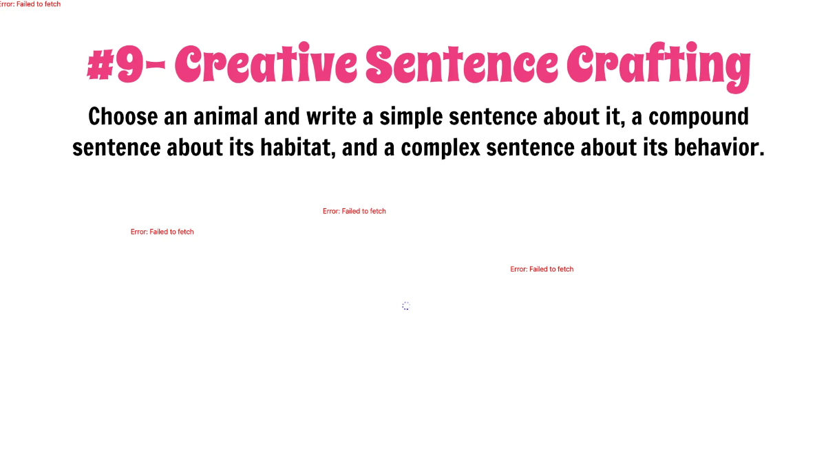 Free Simple, Compound, and Complex Sentences Template to Edit Online