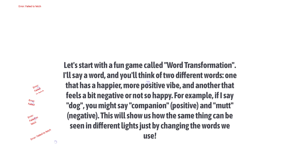 Free Positive and Negative Connotation Template to Edit Online