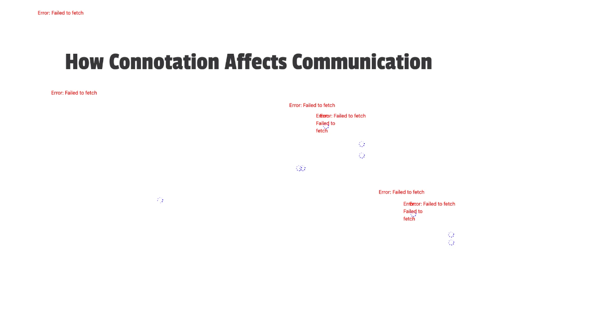 Free Positive and Negative Connotation Template to Edit Online