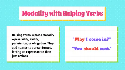 Free Main Verbs and Helping Verbs to Edit Online