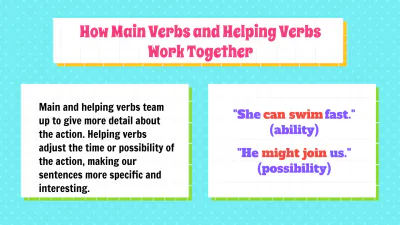 Free Main Verbs and Helping Verbs to Edit Online