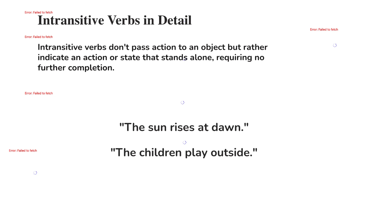 Free Transitive and Intransitive Verbs Template to Edit Online