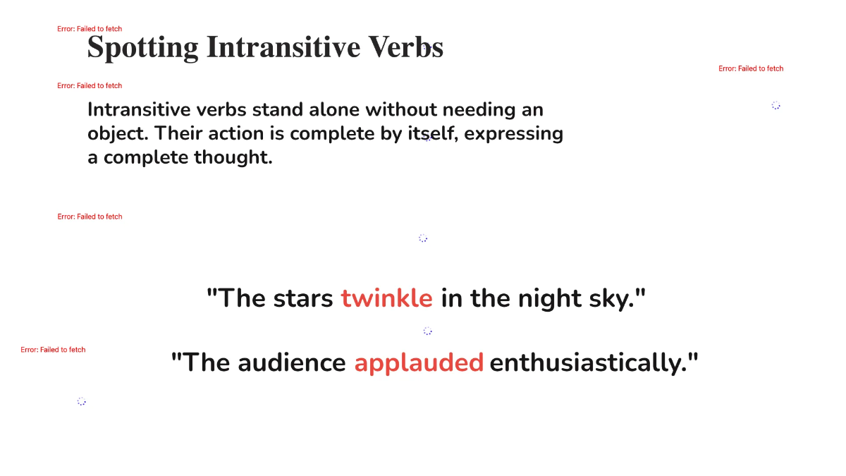 Free Transitive and Intransitive Verbs Template to Edit Online