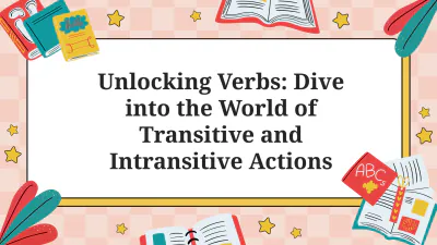 Free Transitive and Intransitive Verbs to Edit Online