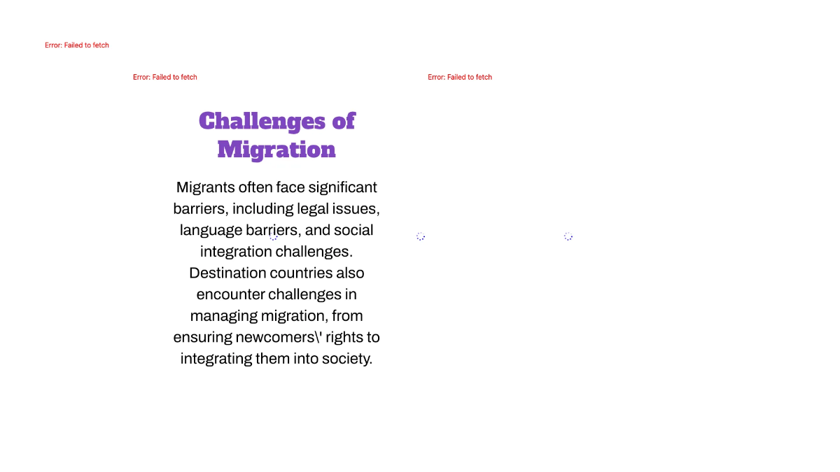 Free Population and Migration Template to Edit Online