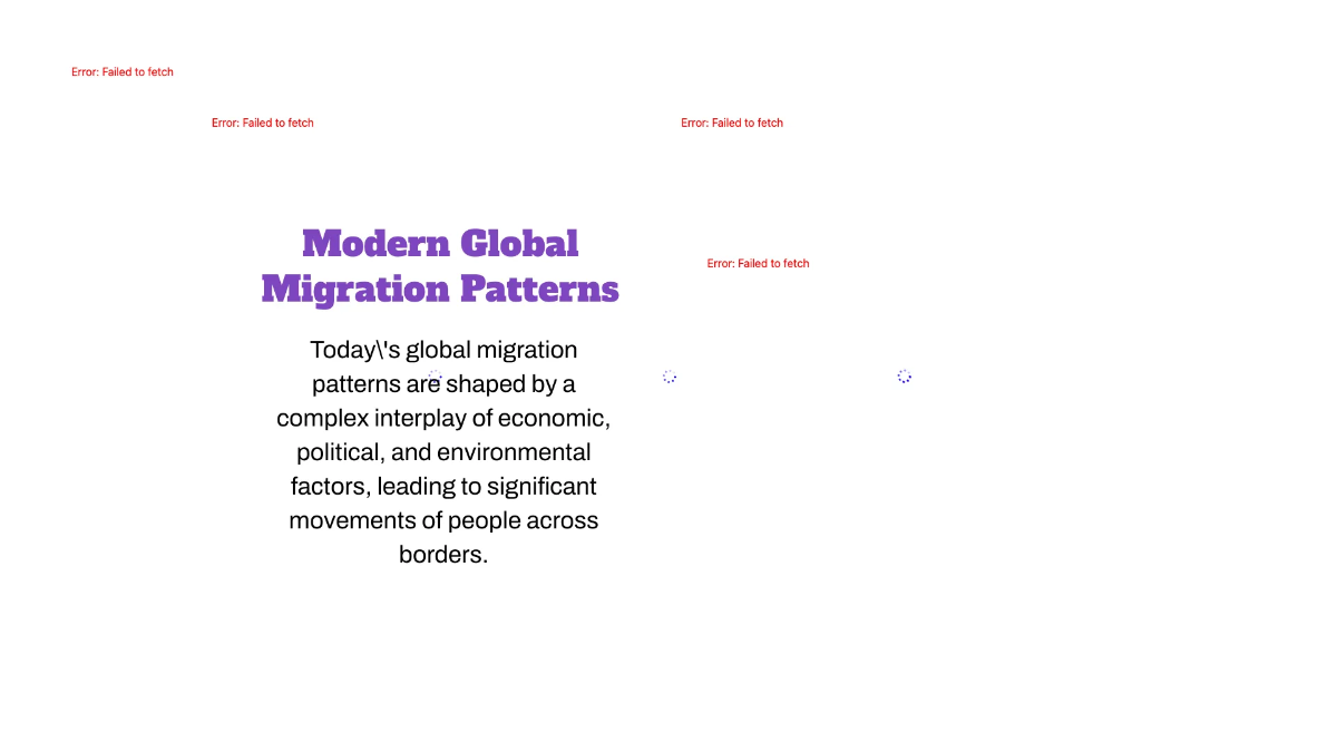 Free Population and Migration Template to Edit Online