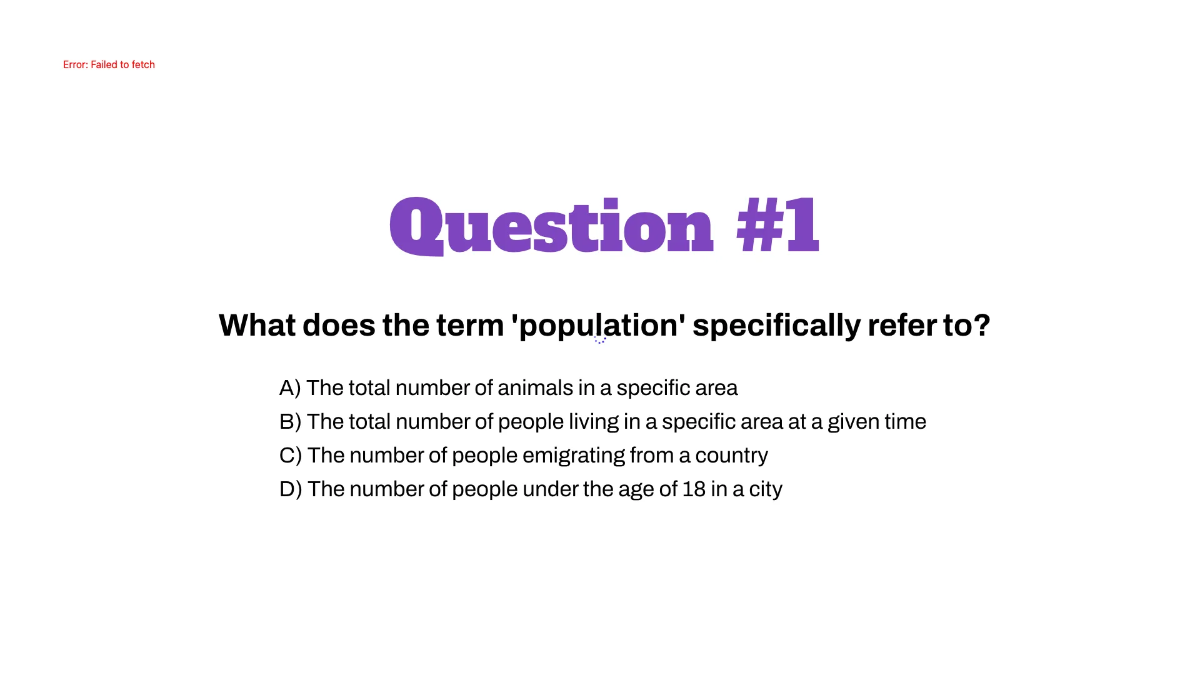 Free Population and Migration Template to Edit Online