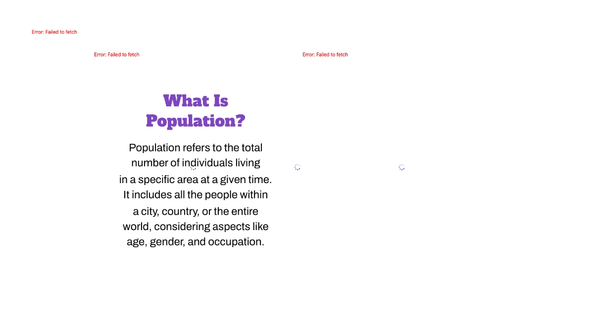 Free Population and Migration Template to Edit Online
