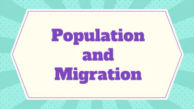 Free Population and Migration to Edit Online