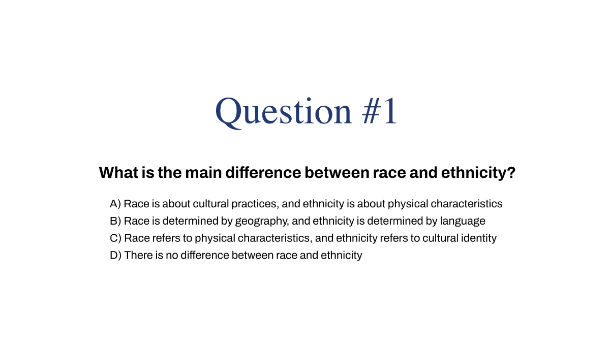 Free Racial and Ethnic Relations Template to Edit Online