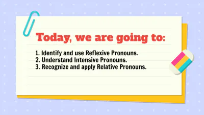 Free Reflexive, Intensive, and Relative Pronouns to Edit Online