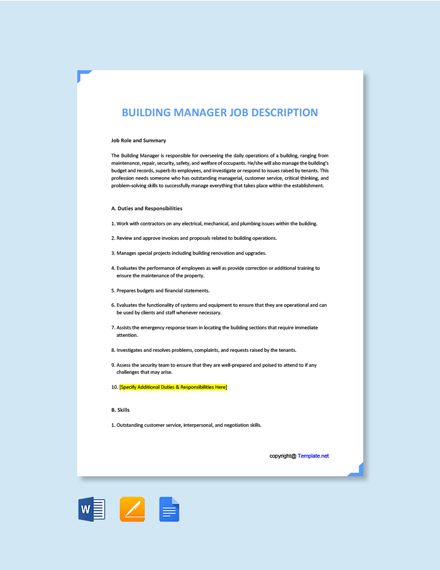 building-manager-job-ad-and-description-template-free-pdf-google