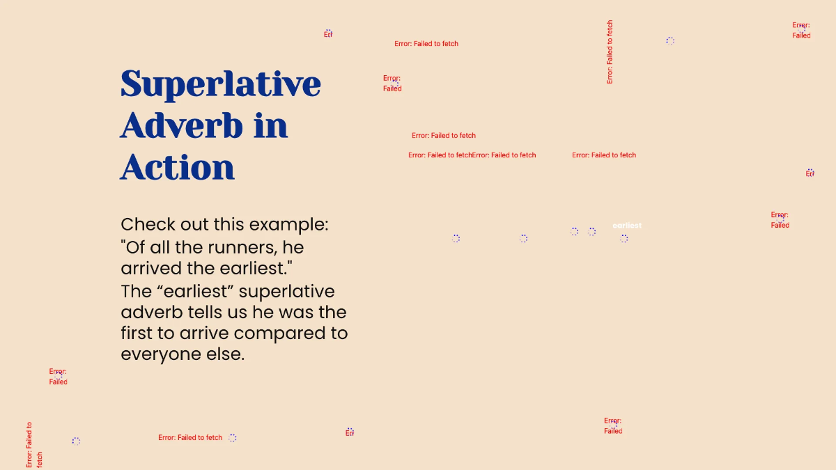 Free Comparative and Superlative Adverbs Template to Edit Online